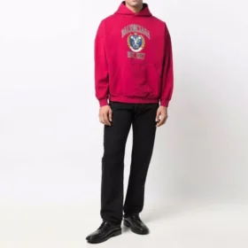 1917 Kuruluşlu Üniversite Logolu Baskılı Kapüşonlu Sweatshirt Geniş Kesim “Kırmızı” 675003TLV906163 1917 Kuruluşlu Üniversite Logolu Baskılı Kapüşonlu Sweatshirt Geniş Kesim “Kırmızı” 675003TLV906163