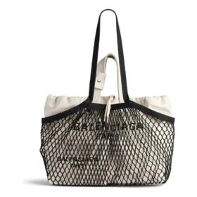 24/7 Orta Boy Tote Çanta “Bej Siyah” 7918092AA479960
