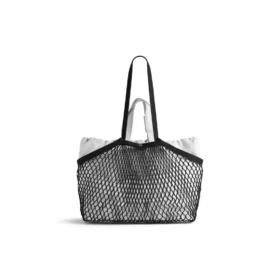 24/7 Orta Boy Tote Çanta “Bej Siyah” 7918092AA479960