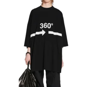 360 Tubular Tişört Oversized “Siyah” 720501TNVD51070 360 Tubular Tişört Oversized “Siyah” 720501TNVD51070