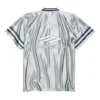 3B Futbol V Yaka Parlak Forma Oversized “Gri Beyaz” 857113TTVQ71461