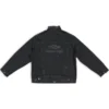 3B Sports Icon Denim Ceket Geniş Kesim “Siyah” 704298TBP471029
