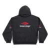 3B Sports Icon Kapüşonlu Oversized “Siyah Kırmızı Beyaz” 739024TPVD81470