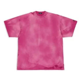 3B Sports Icon Onarılmış Oversized Tişört “Dark Fucshia” 704056TMVA50556