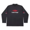 3B Sports Icon Uzun Kollu Tişört Oversized “Siyah Kırmızı Beyaz” 720250TPVD71470