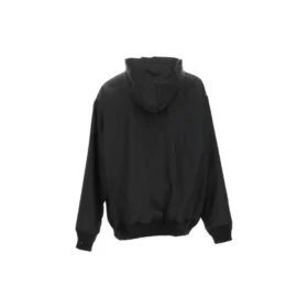 3B Sports Icon Yastıklı Fermuarlı Kapüşonlu Kapüşonlu Sweatshirt “Siyah” 698867TMO131000