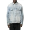 3B Sports Vintage Denim Ceket Geniş Kesim “Açık Mavi” 704299TJW798469