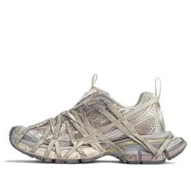 3XL Extreme Lace Sneaker’lar “Açık Bej File ve Poliüretan” 778698W3XLL9191