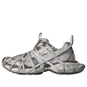 3XL Extreme Lace Sneaker’lar “Kahverengi Gri Bej File ve Poliüretan” 778698W3XLL2097