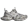 3XL Extreme Lace Sneaker’lar “Kahverengi Gri Bej File ve Poliüretan” 778698W3XLL2097