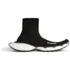 3XL Çoraplı Sneaker’lar “Siyah Geri Dönüştürülmüş Örme” 758483W2DG11090