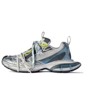 3XL Sneaker’lar “Beyaz Mavi Sarı File” 734734W3XL59047