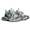 3XL Sneaker’lar “Beyaz Mavi Sarı File” 734734W3XL59047