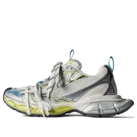 3XL Sneaker’lar “Beyaz Sarı Mavi File” 734731W3XL59074