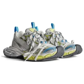 3XL Sneaker’lar “Beyaz Sarı Mavi File” 734731W3XL59074