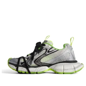 3XL Sneaker’lar “Gri Siyah Yeşil File ve Poliüretan” 734734W3XL69031