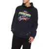 90/10 Geniş Kesim Kapüşonlu Sweatshirt “Yıkanmış Siyah” 674986TMVH41055