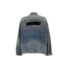 Ağartılmış Efektli Düğmeli Denim Ceket “Mavi” 724651THW254245