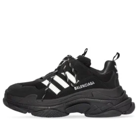 Adidas x Balenciaga Triple S Sneaker’lar “Black White” 712821W2ZB21090