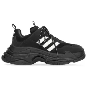 Adidas x Balenciaga Triple S Sneaker’lar “Black White” 712821W2ZB21090