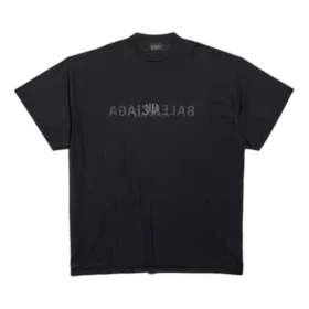 AI Logo Inside Out Oversized Tişört “Siyah” 787358TQVJ41750