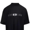 AI Logo Inside Out Oversized Tişört “Siyah Soluk” 787358TQVJ41569