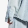 Açık mavi Denim uzun kollu gömlek Açık mavi Denim uzun kollu gömlek
