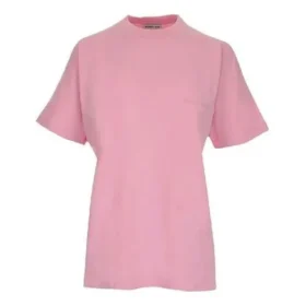 Alfabe Logolu Baskılı Bol Kesim Kısa Kollu “Pembe” 612965TIVG55700