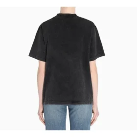 Alfabe Logolu Baskılı Kısa Kollu Unisex Gri 594599THV851140