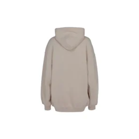 Alfabe Logolu Kapüşonlu Sweatshirt Gri Beyaz 641529TJVB19054 Alfabe Logolu Kapüşonlu Sweatshirt Gri Beyaz 641529TJVB19054