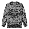All Over Balenciaga Paris Intarsia Kazak “Siyah Beyaz” 599826T31701070