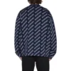 Allover Logo Örgü Hırka “Blue White” 736248T32338502