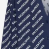 Allover Logo Örgü Hırka “Blue White” 736248T32338502