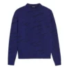Çapraz Logo Sweatshirt “Mavi” 583080T15244160