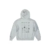 Arşiv Logolu Kapüşonlu Sweatshirt “Açık Gri” 726241TNVQ81342