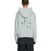 Arşiv Logolu Kapüşonlu Sweatshirt “Açık Gri” 726241TNVQ81342