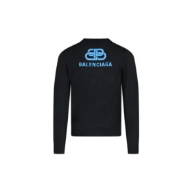 Arka Baskılı Interlocked BB Sweatshirt “Siyah Mavi” 583117T14391710 Arka Baskılı Interlocked BB Sweatshirt “Siyah Mavi” 583117T14391710