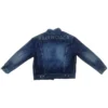 Arka Logolu Denim Ceket “Mavi” 557351TBP484009