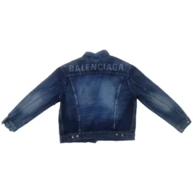 Arka Logolu Denim Ceket “Mavi” 557351TBP484009