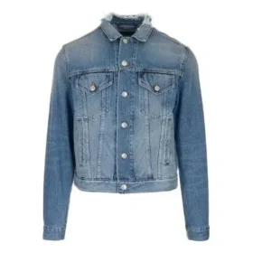Arka Logolu Denim Ceket “Mavi Yeşil” 606170TDW144065