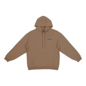 Arka Logolu Kapüşonlu Sweatshirt Normal Kesim “Kahverengi” 600583TMVF57761 Arka Logolu Kapüşonlu Sweatshirt Normal Kesim “Kahverengi” 600583TMVF57761