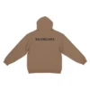 Arka Logolu Kapüşonlu Sweatshirt Normal Kesim “Kahverengi” 600583TMVF57761