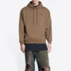 Arka Logolu Kapüşonlu Sweatshirt Normal Kesim “Kahverengi” 600583TMVF57761