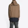 Arka Logolu Kapüşonlu Sweatshirt Normal Kesim “Kahverengi” 600583TMVF57761