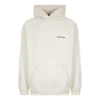 Arka Logolu Kapüşonlu Sweatshirt Normal Kesim “Off White” 600583TMVF5-9069