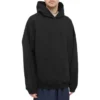 Arka Logolu Popover Kapüşonlu Sweatshirt “Siyah” 674986TLV971069