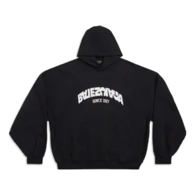 Back Flip Yuvarlak Kapüşonlu Oversized “Siyah Beyaz” 761458TPVG11070 Back Flip Yuvarlak Kapüşonlu Oversized “Siyah Beyaz” 761458TPVG11070