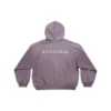 Back Kapüşonlu Sweatshirt “Mor Gri” 767877TPVK25500
