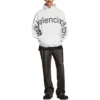 Bal.Com Kapüşonlu Sweatshirt “Beyaz” 739024TOVN99081