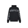 Bal.Com Popover Kapüşonlu Sweatshirt “Siyah” 739024TOVN98151